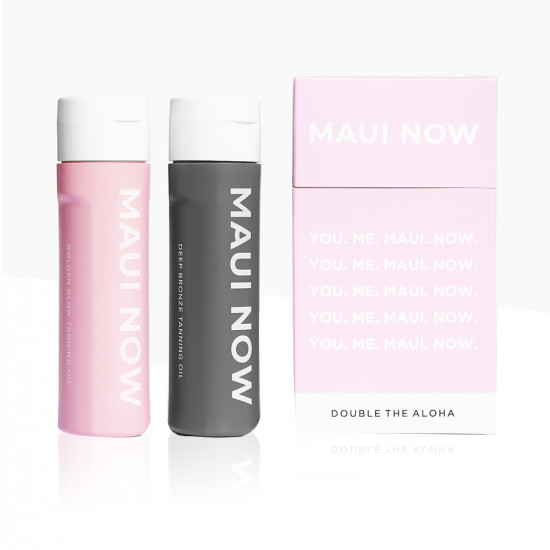 Double The Aloha Tanning Oil Set