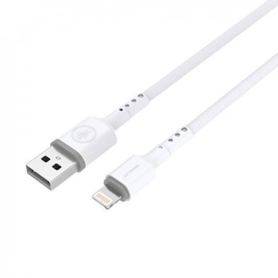 Fine Series Cable Lightning 1M 2.4A - White   