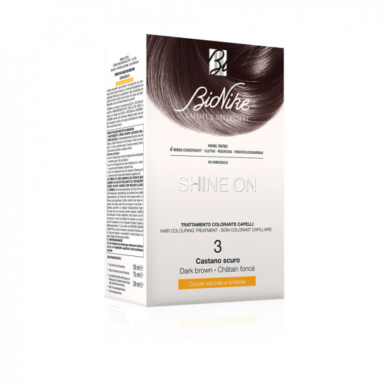 Shine On Hair Color - N 3 - Dark Brown 50 + 75 Ml Shine On Hair Color - N 3 - Dark Brown 50 + 75 Ml