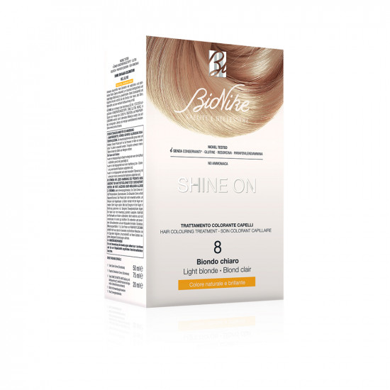 Shine On Hair Color - N 8 - Light Blonde - 50 + 75 Ml Shine On Hair Color - N 8 - Light Blonde - 50 + 75 Ml