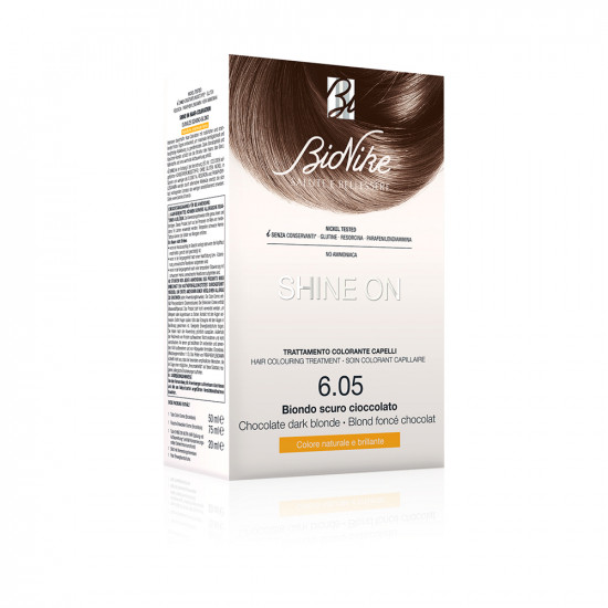 Shine On Hair Color - N 6.05 - Chocolate Dark Blonde - 50 + 75 Ml Shine On Hair Color - N 6.05 - Chocolate Dark Blonde - 50 + 75 Ml