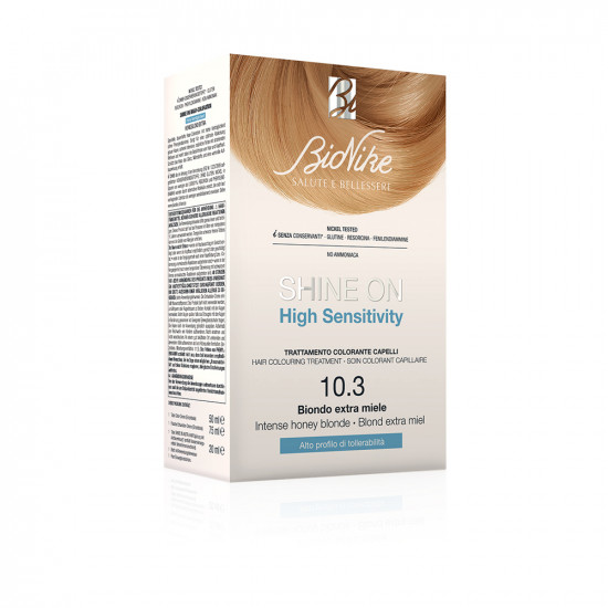 Shine On Hs Hair Color - N 10.3 - Intense Honey Blonde - 50 + 75 Ml Shine On Hs Hair Color - N 10.3 - Intense Honey Blonde - 50 + 75 Ml