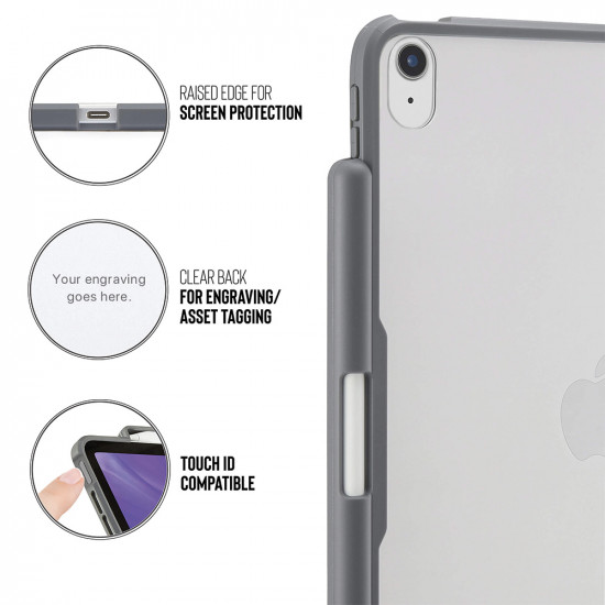 Origami Pencil Case For Ipad Air 4 - 10.9 Inch (2020) - Dark Grey Origami Pencil Case For Ipad Air 4 - 10.9 Inch (2020) - Dark Grey