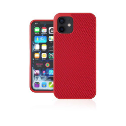 Ballistic Nylon Case For iPhone 12 Mini With AFIX Mount - Red