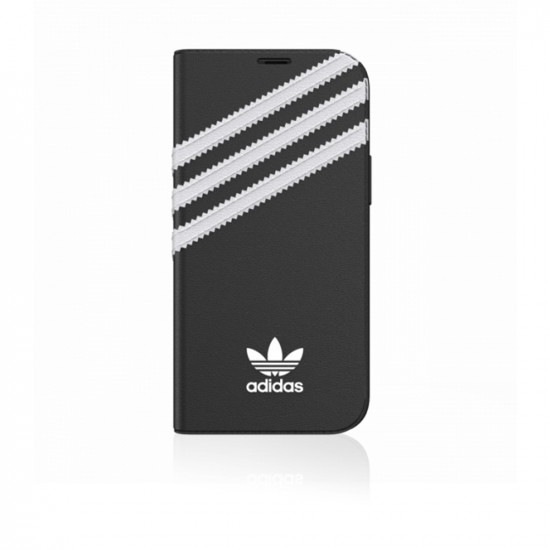 3 - Stripes Booklet Cover For iPhone 12 Mini - Black 3 - Stripes Booklet Cover For iPhone 12 Mini - Black