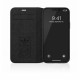 3 - Stripes Booklet Cover For iPhone 12 Mini - Black 3 - Stripes Booklet Cover For iPhone 12 Mini - Black
