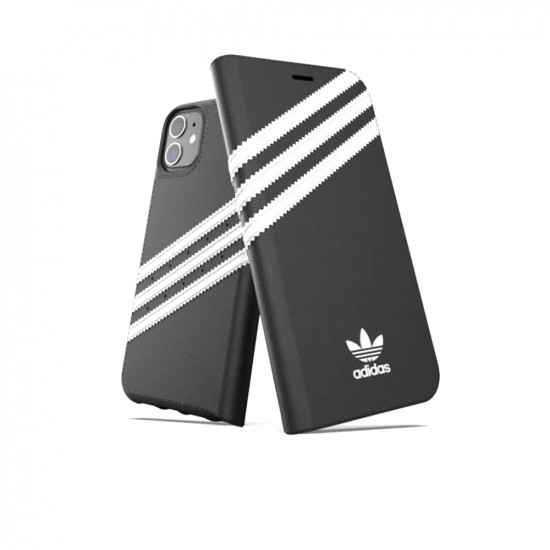 3-Stripes Booklet Cover for iPhone 12 Pro Max - Black 3-Stripes Booklet Cover for iPhone 12 Pro Max - Black