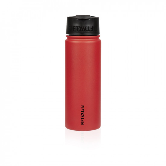 Bottle With Wide Mouth Flip Lid - 20oz - Red Bottle With Wide Mouth Flip Lid - 20oz - Red