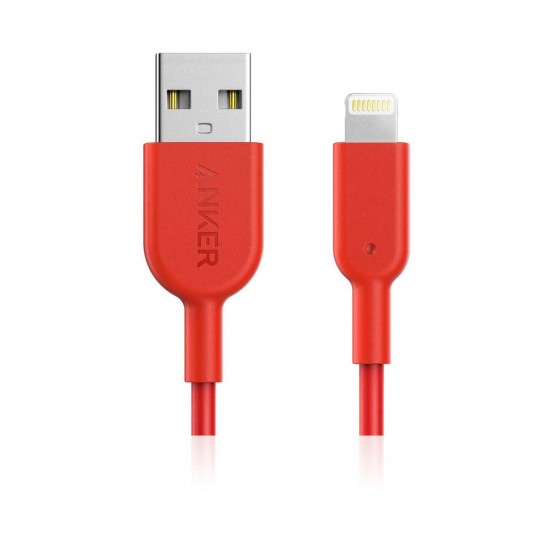Powerline Ii Lightning Cable - 0.9 Meters - Red Powerline Ii Lightning Cable - 0.9 Meters - Red