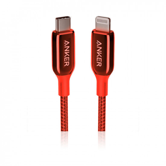 Powerline + Iii Usb-c To Lightning Cable - 0.9 Meters - Red Powerline + Iii Usb-c To Lightning Cable - 0.9 Meters - Red