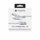 3-In-1 Charging Cable - 1m - White 3-In-1 Charging Cable - 1m - White