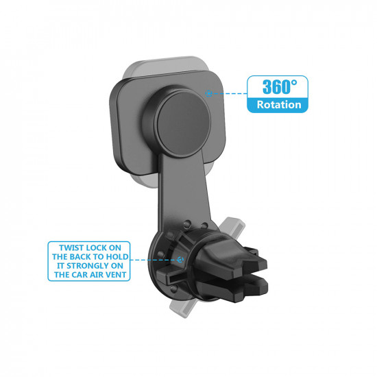 Magnetic Air Vent Twist Hole Mount Magnetic Air Vent Twist Hole Mount