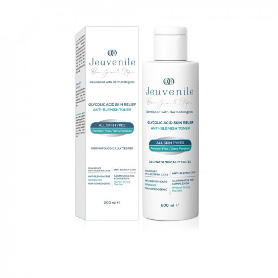 Glycolic Acid Skin Relief Anti-Blemish Toner - 200 ml Glycolic Acid Skin Relief Anti-Blemish Toner - 200 ml