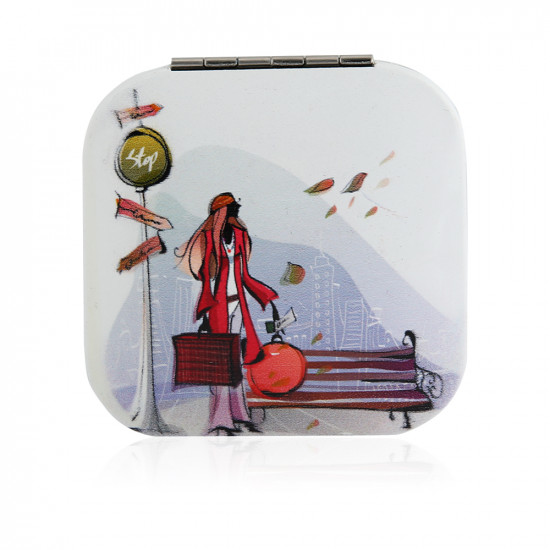 Metal Case Mirror Ayna - 912