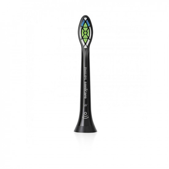 Diamond Clean Replacement Brush Head Std - White Black 