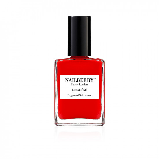 Oxygenated Nail Polish Cherry Cherie - Bright Red Orange
