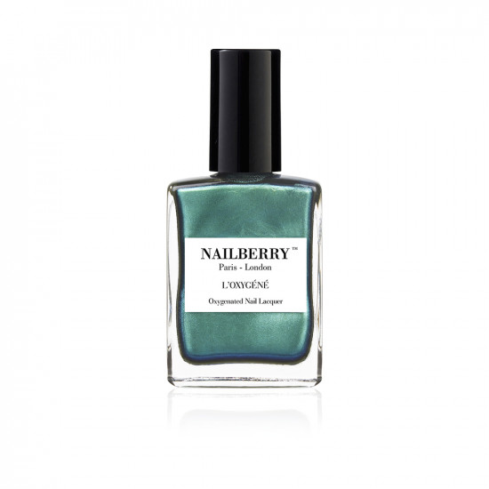 Oxygenated Nail Polish Glamazon - Pearlized Green Blue
