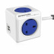 PowerCube Extended USB UK 4x Plug + 2 USB - 1.5m - Blue PowerCube Extended USB UK 4x Plug + 2 USB - 1.5m - Blue