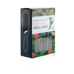 Foot File Refill Pads Grit - 80 Pcs -  Black 