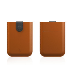 Dax Leather Card Holder - Brown